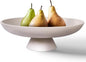 MAONAME Concrete Decorative Bowl, Large Fruit Bowl for Kitchen Countertop, White Pedestal Bowls for Home Decor, Handcrafted Key Bowls for Entry Table, 11.7"