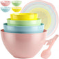 16 Piece Plastic Mixing Bowls by Freshmage