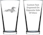 Custom Loon Pint Glass for Beer - Fun Bird Themed Gifts and Decor for Men & Women - 16 oz Glasses