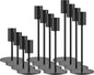 Set of 12 Black Taper Candle Holders Bulk Candlestick Holders, Decor Candle Stick Candle Holder for Table or Mantel Centerpiece, Wedding, Dinning, Party Home Decor