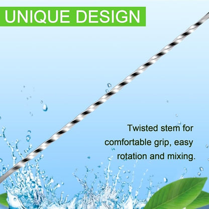 Bar Spoon Cocktail Mixing Stirrers, 12” - Image 4