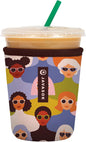 Sok It JavaSok Iced Coffee & Cold Soda Insulated Neoprene Cup Sleeve (Femme Force, Small: 16-20oz)