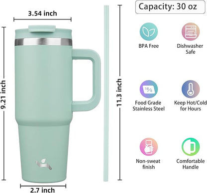 Konokyo 30 oz Insulated Tumbler Water Bottle - Image 4