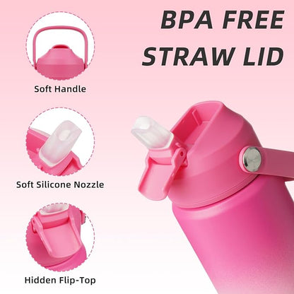 BJPKPK 18oz Insulated Water Bottle, Stainless Steel Bottle - Image 2
