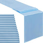 Baby Blue Table Runners 16 Pack 12x108 inch Silk Satin Smooth Fabric | Satin by B-COOL