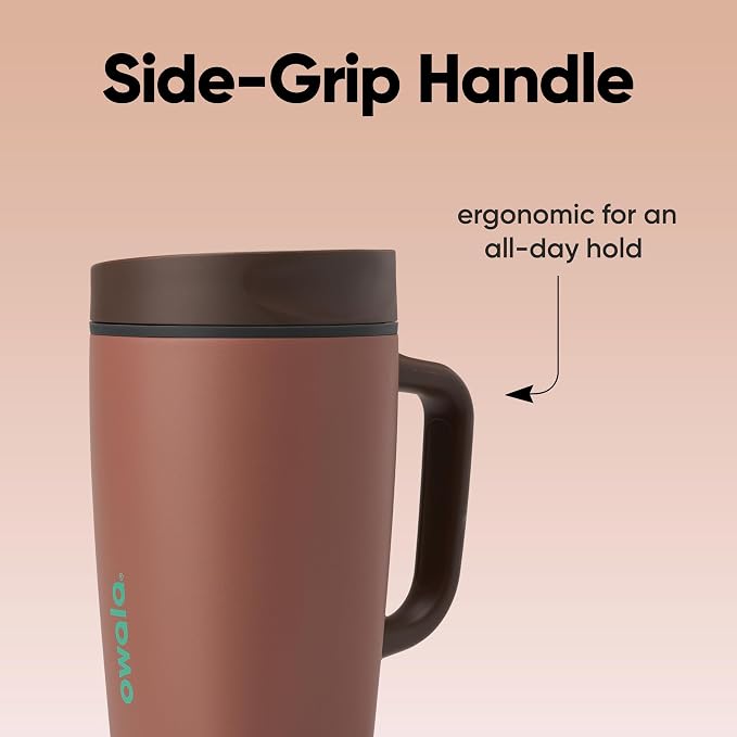 Owala SmoothSip Slider Stainless Steel Insulated Travel Mug - Image 5