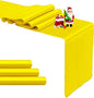 4-Pack Yellow Satin Table Runner 12 x 108 Inch Long Bright and Smooth Silk by Pufogu