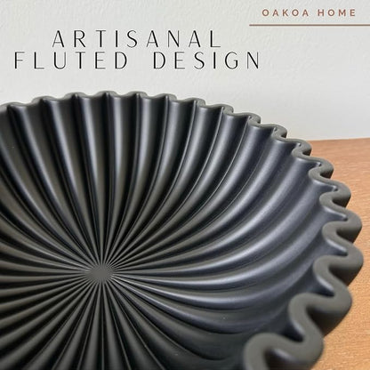 OAKOA Black Decorative Bowl Decor - Image 5