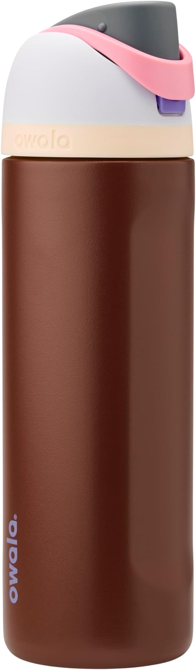 Owala FreeSip Stainless Steel Water Bottle 24 oz Cranberry Parade by Unknown