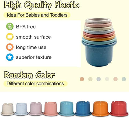 Baby Stacking Nesting Cups Toys - Image 2