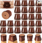 24 Pcs Chair Leg Floor Protectors for Hardwood Floors Silicone Covers to Protect Wood Tile Floors Felt Bottom Furniture Leg Caps Anti-Scratch Reduce Noise (Fit:1.3"-2")