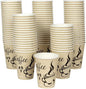 Disposable Coffee Cups, To Go Paper Hot Cups, Classic Design by SMYGOODS