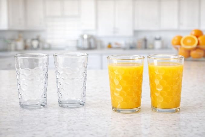 BOHEM'S Small Juice Glasses, 7 Oz, Drinking Glassware - Image 4