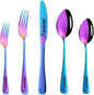 Stainless Steel Customized Flatware Set, Engraving Name Knife Forks Spoon by Unknown