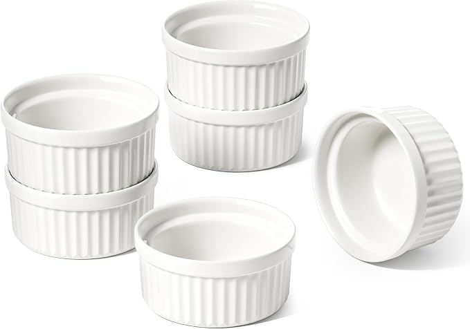 LE TAUCI Sauce Cups 2 OZ, Small Dipping Bowls, Mini Ceramic Ramekins Souffle by LETAUCI
