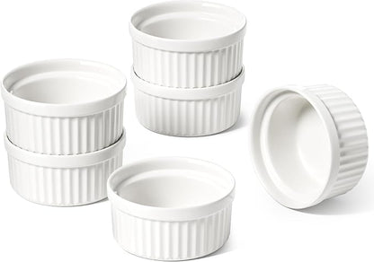 LE TAUCI Sauce Cups 2 OZ, Small Dipping Bowls, Mini Ceramic Ramekins Souffle by LETAUCI