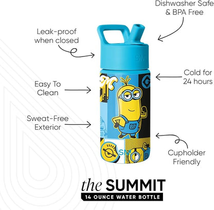 Simple Modern Minions Kids Water Bottle & Toddler Cup | 14oz | Insulated - Image 2