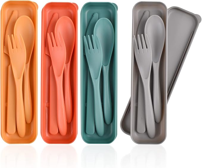 Reusable Travel Utensils Set by CUNTAUK