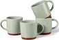 E-far Ceramic Coffee Mug Set of 4, 12oz Stoneware Coffee Cup by E-far