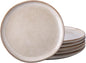AmorArc Ceramic Plates Set of 6, 8.5 Inch Stoneware Small Dinner Plates Set | by AmorArc