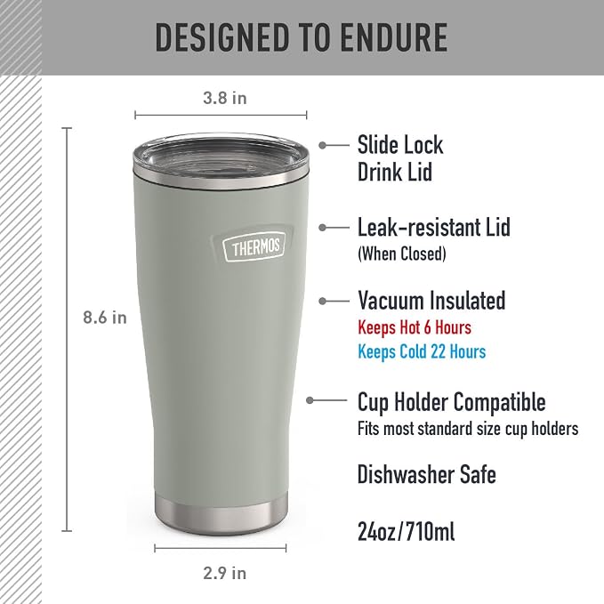 THERMOS Icon Series 24oz Stainless Steel Tumbler - Image 7