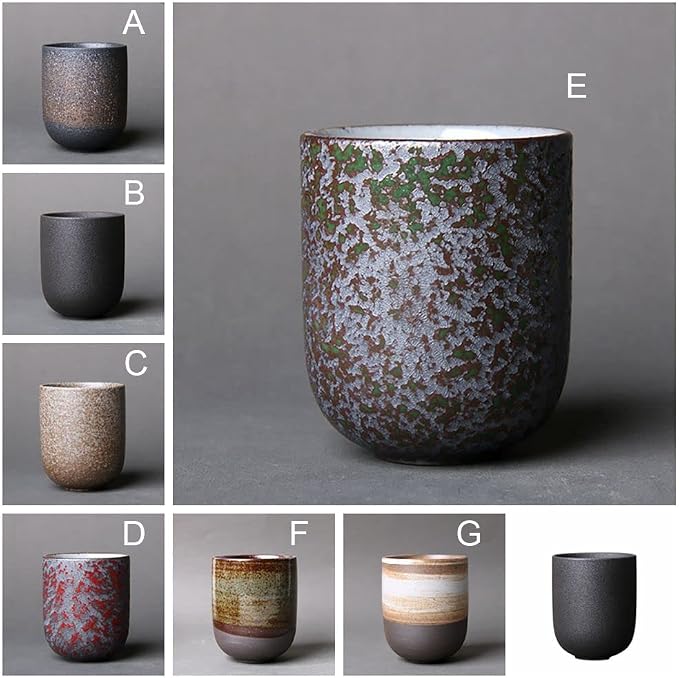 130ML Ceramic Tea, Kung Fu Cups Chinese Tea Cup, Japanese Style Handle-Less - Image 2