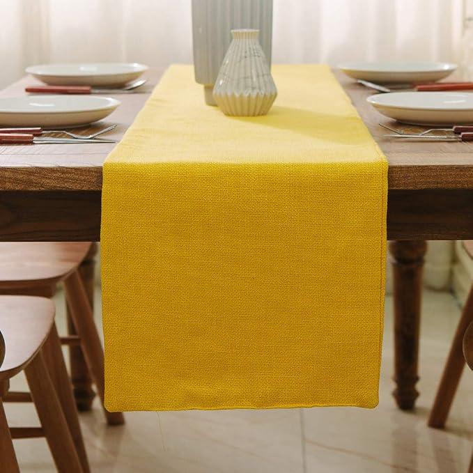 2 Piece Fabric in 1 Dining Table Runner 12 x 120 inches Living Room Dinner by NATUS+WEAVER