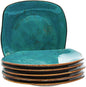 THGGE502-6B Artisan Dinner Plate, 11-Inch, Geode Azure Teal