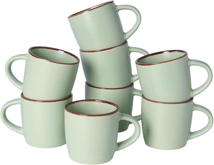 famiware Mercury Coffee Mugs 13 oz, Coffee Mugs Set of 8 by Famiware