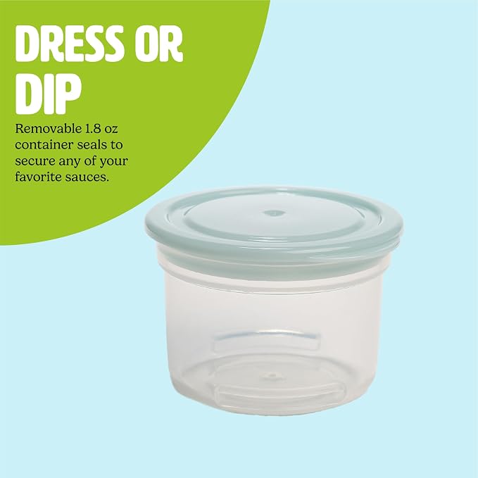 Tasty Travel Snack Cups with Spoons, On-The-Go Snacking, Divided Compartments - Image 6