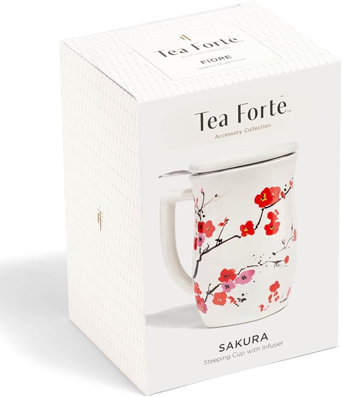 Tea Forte Ceramic Fiore Tea Cup - Image 2