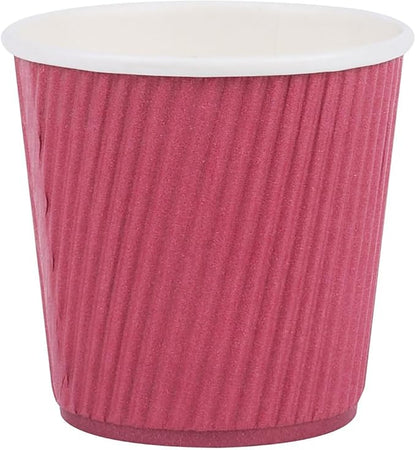 4 oz Crimson Paper Coffee Cup - Image 2