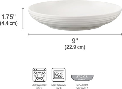 Mikasa Ciara Bone China Lightweight Chip Resistant Set of 4 Pasta Bowls Set - Image 3
