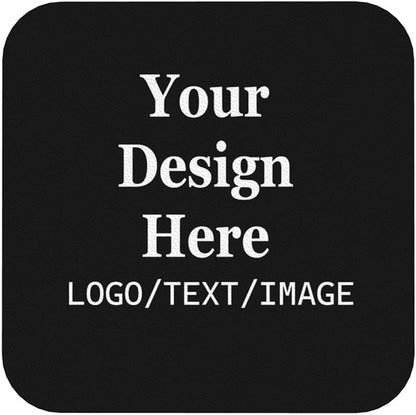 Custom Coasters with Logo Personalized Leather Coasters Bulk | Customized by Handmade