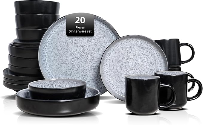 HomeVss 20-Piece Dinnerware Set by HomeVSS