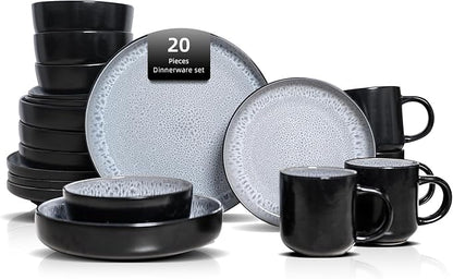 HomeVss 20-Piece Dinnerware Set by HomeVSS