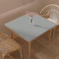 Leather Table Cover,1.8mm Thick,40x40 Inch Table Protector,Table Protector for Dining Room Table,Dining Table Cover,Table Cover Protector.(Gray+Gray,40x40)