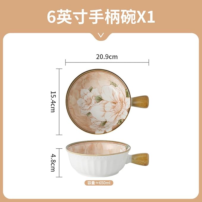 Japanese-style personalized household ceramic tableware, restaurant matching - Image 2