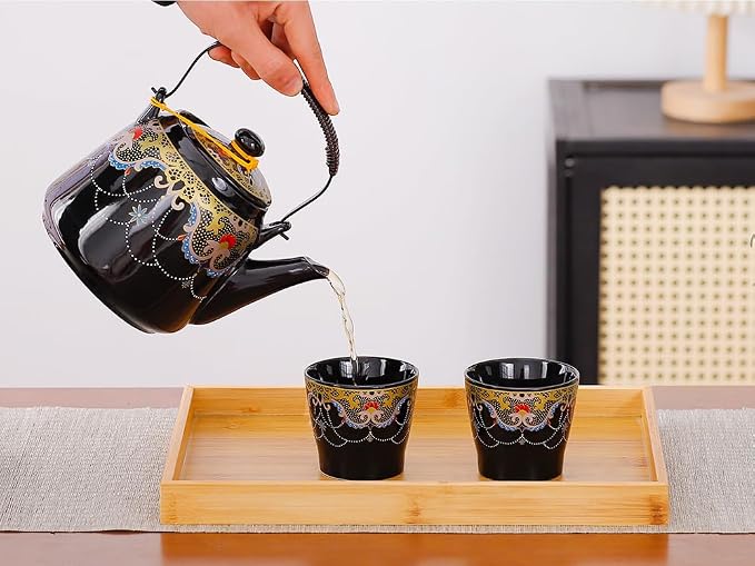 Japanese Tea Set for Adults, Japanese Teapot Set - Image 9
