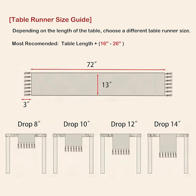 Cotton Farmhouse Table Runner - Image 5