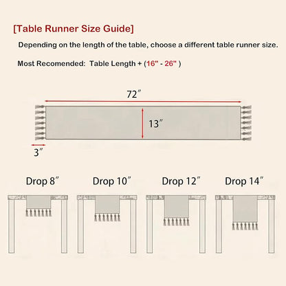 Cotton Farmhouse Table Runner - Image 5