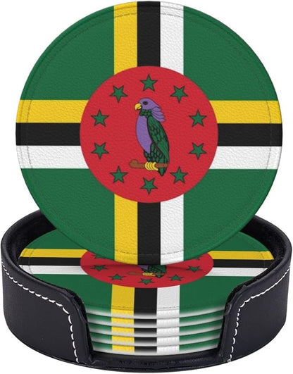 Dominica Flag Coasters for Drinks - Image 6