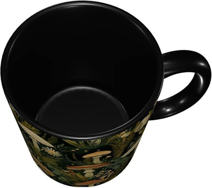 Yrebyou Mushroom Coffee Mug 11oz Ceramic Cup - Image 4