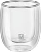 ZWILLING 39500-075 Double Wall Glass, Espresso Cup, 2.8 fl oz, Heat Retention by Zwilling