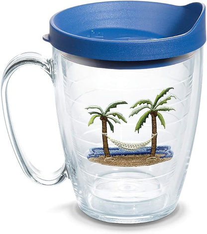 Tervis Palm Tree & Hammock Scene Made in USA Double Walled Insulated Tumbler by TervisTumblerCompany