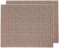 Mintrico placemat for Dining Table Set of 2 Silicone Heat Resistant Non Slip (Brown)