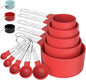 Measuring Cups & Spoons Set, Stackable Cups and Spoons | Nesting Measure Cups by TILUCKBringsGoodLuck