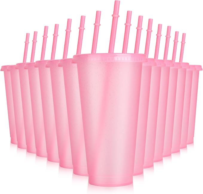 Hxezoc 16-Piece Reusable Cups by Hxezoc