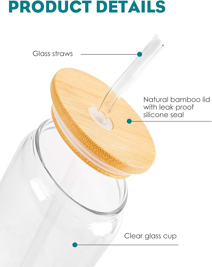 WISIMMALL Drinking Glasses - Image 5