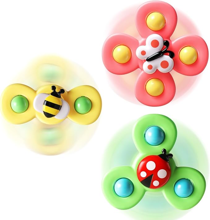 Suction Cup Spinner Airplane Travel Toys by ALASOUdedicatedforbabies